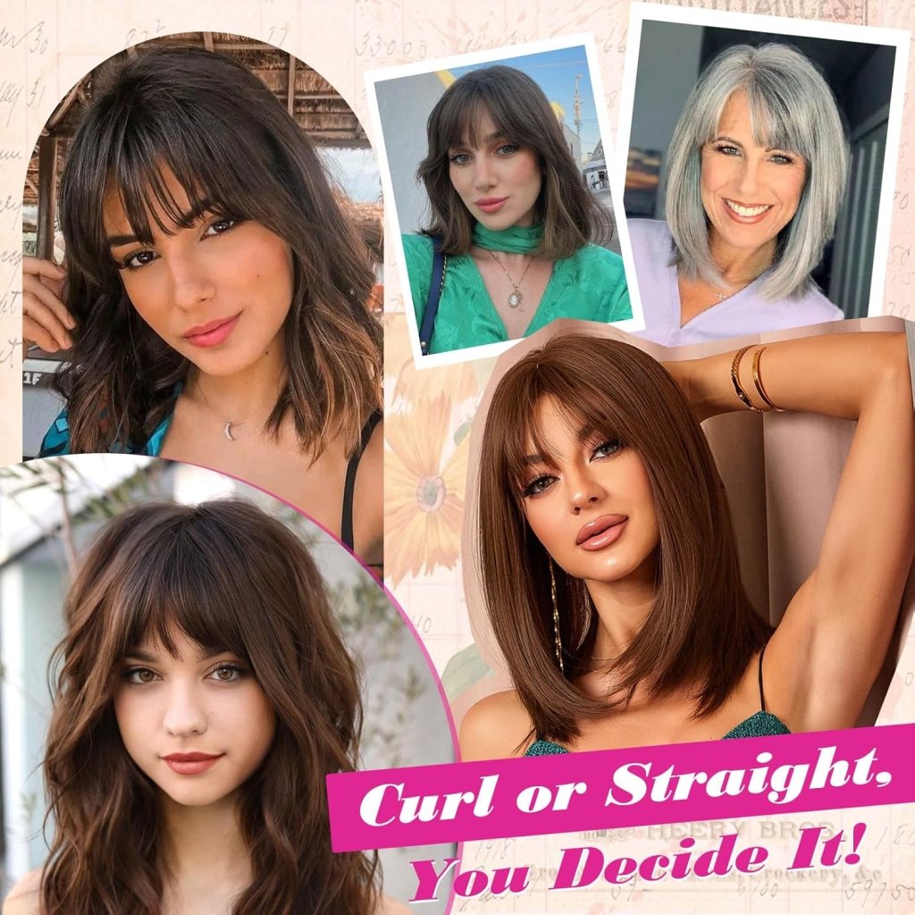 Hair Toppers Real Human Hair 10 inch with Bangs for Women Thinning Hair Dark Grey