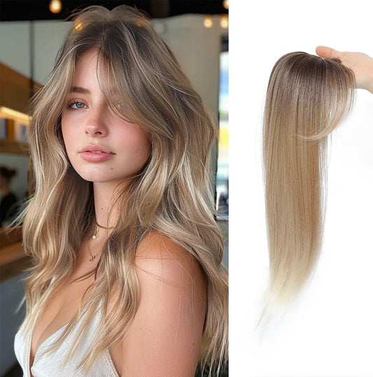 Hair Toppers for Women with Bang Hair Clip with Thinning Hair Wigs Hair Piece