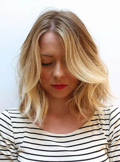 Bob Hairstyle Natural Wave Lace Front Human Hair Wigs 12 Inches