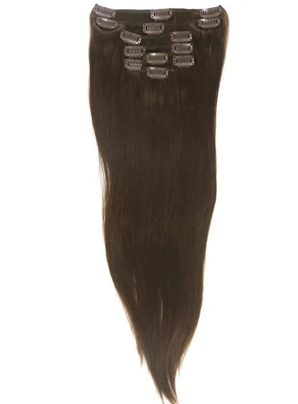 Human Hair 7 PCS Clip In Hair Extensions
