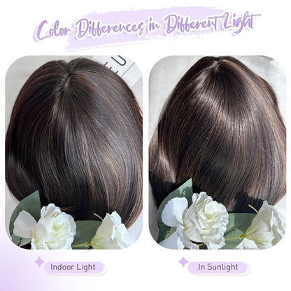 Wigs Hair Topper for Women Short Bob Hair Pieces for Women with Thinning Hair