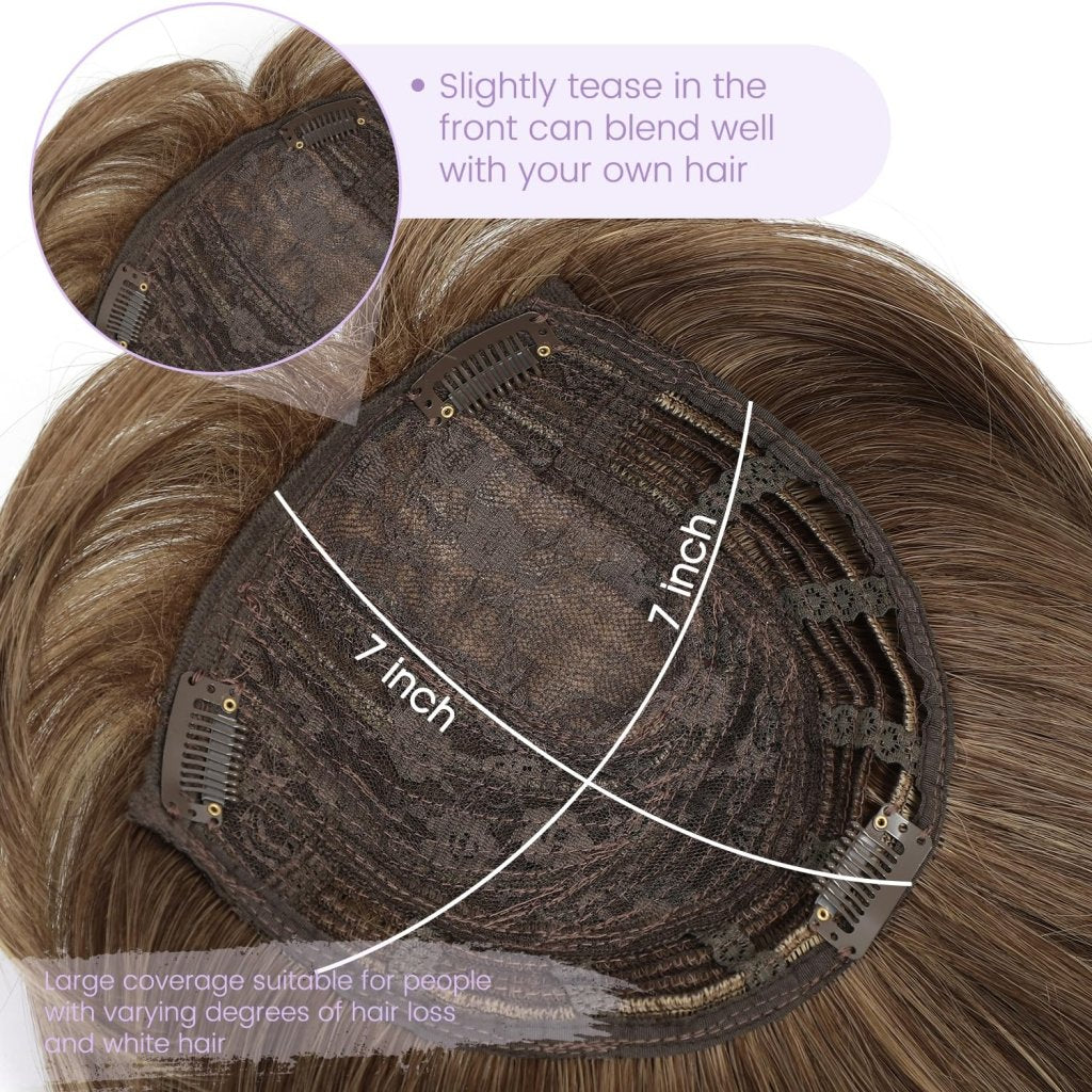 Wigs Hair Topper for Women Short Bob Hair Pieces for Women with Thinning Hair