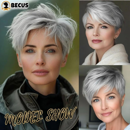 Hair Toppers with Thinning Hair Bangs 360°3D Cover Toupee Hair Pieces for Women Wig with Bangs
