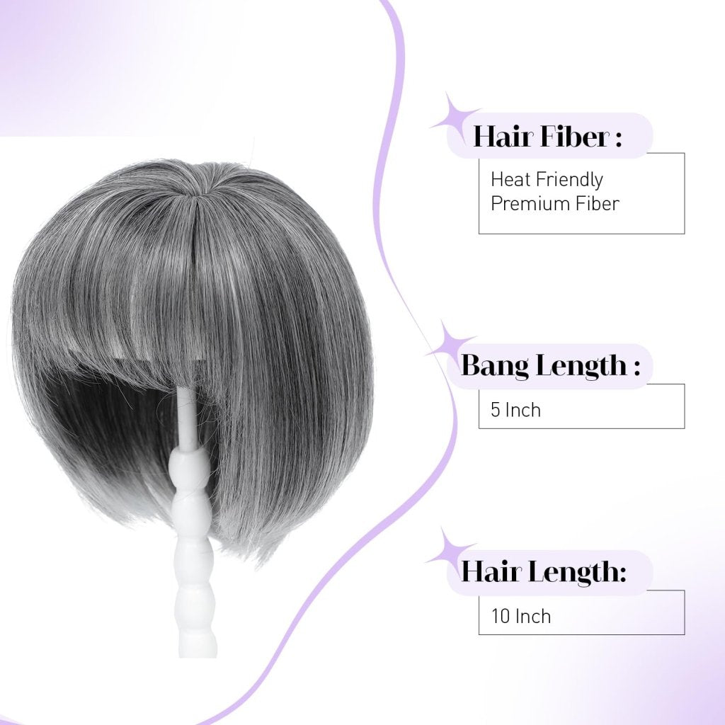 Wigs Hair Topper for Women Short Bob Hair Pieces for Women with Thinning Hair