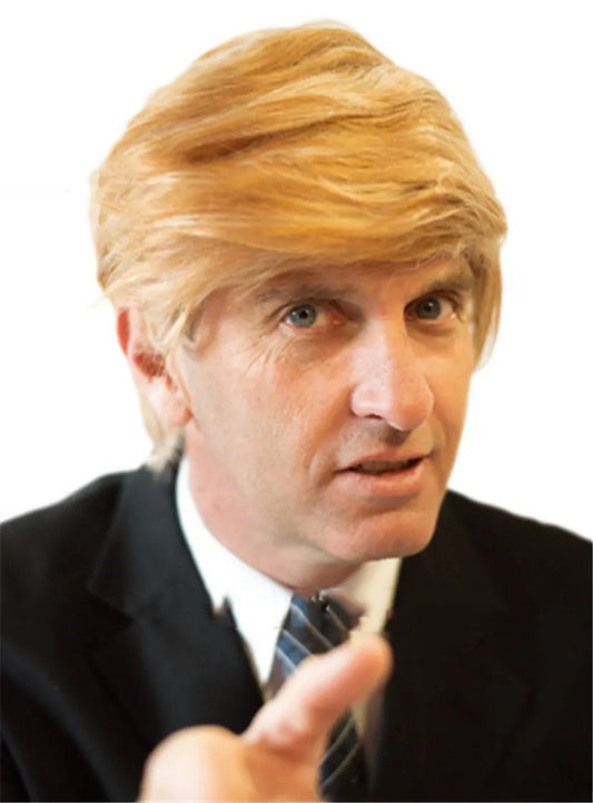 Costume Straight Synthetic Hair Capless Men Wig