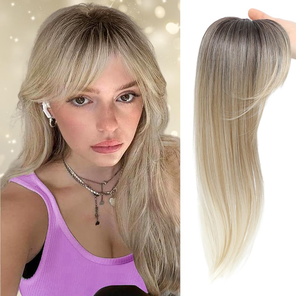 Hair Toppers for Women with Bang Hair Clip with Thinning Hair Wigs Hair Piece