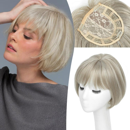 Wigs Hair Topper for Women Short Bob Hair Pieces for Women with Thinning Hair