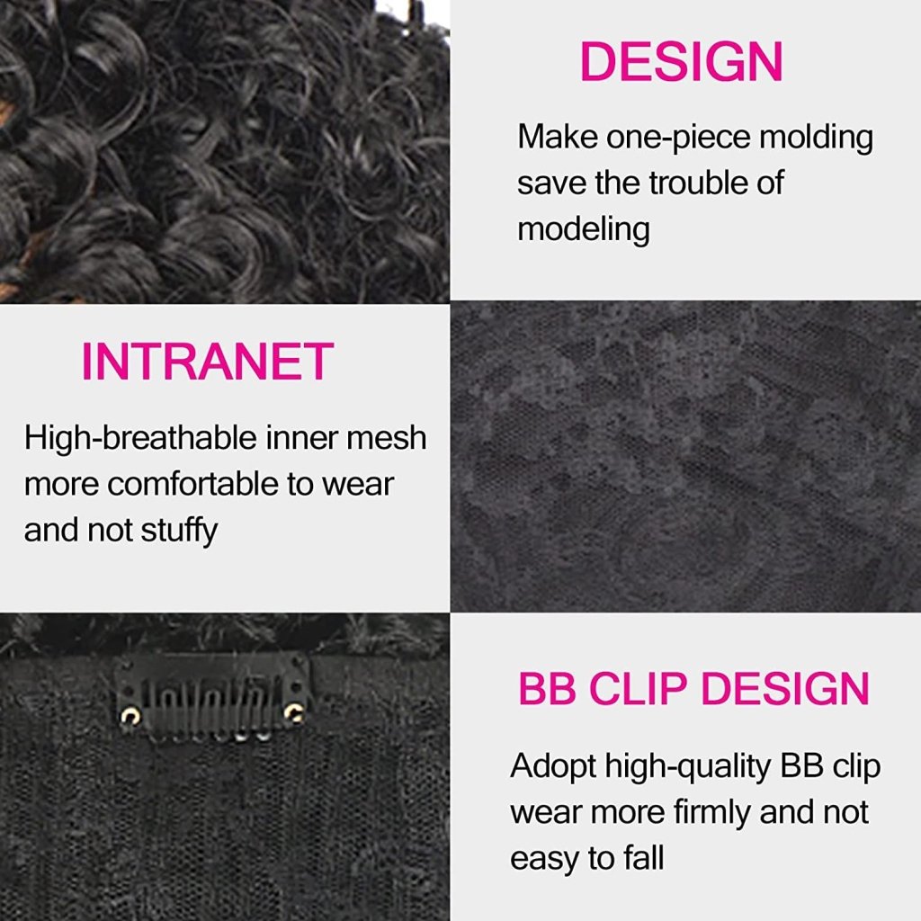 Afro Curly Hair Topper Silver Grey Human Hair Wigs for Women Hairpieces Toppers Pieces