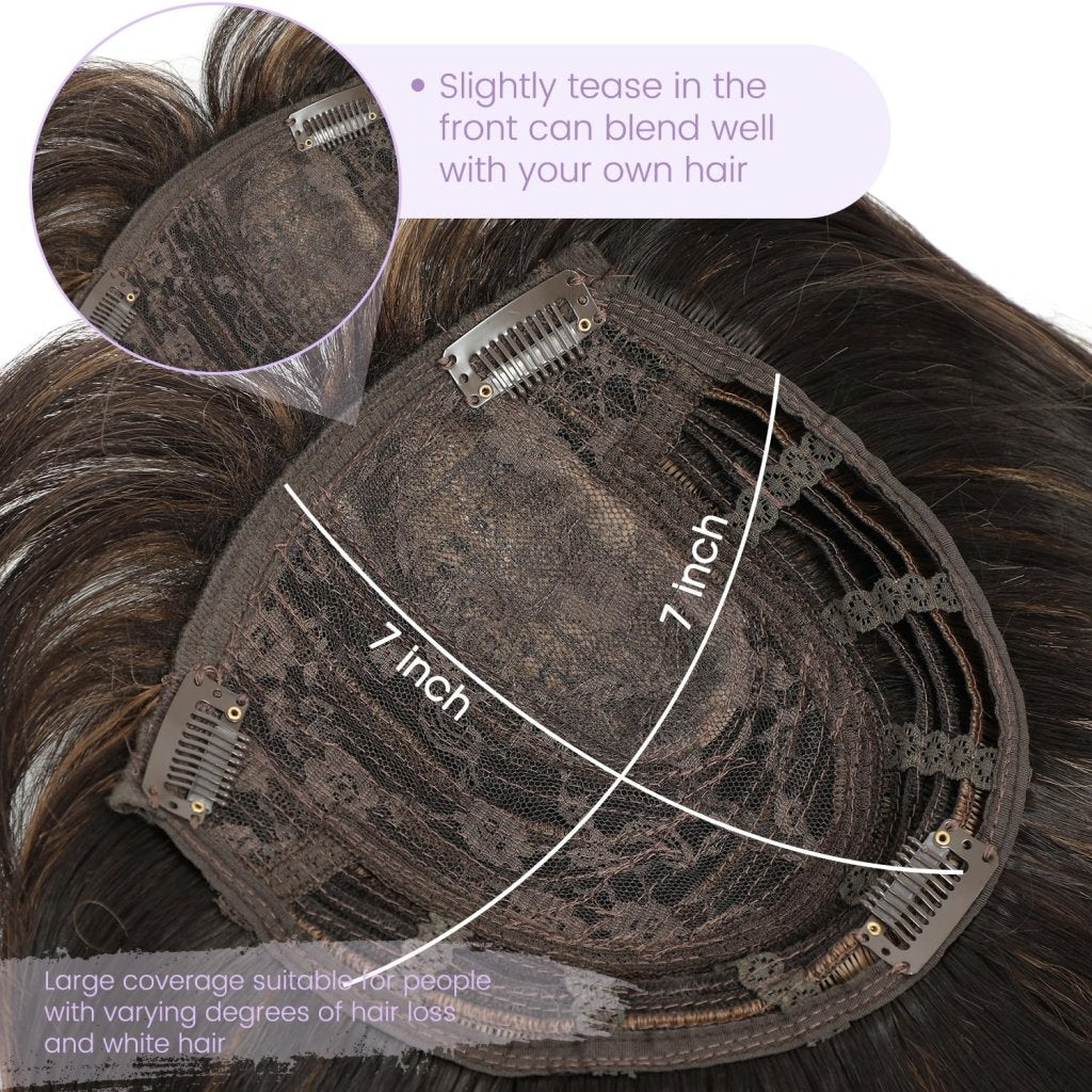 Wigs Hair Topper for Women Short Bob Hair Pieces for Women with Thinning Hair