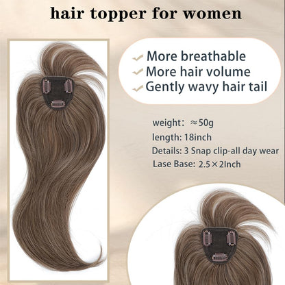 Hair Toppers for Women with Bang Hair Clip with Thinning Hair Wigs Hair Piece