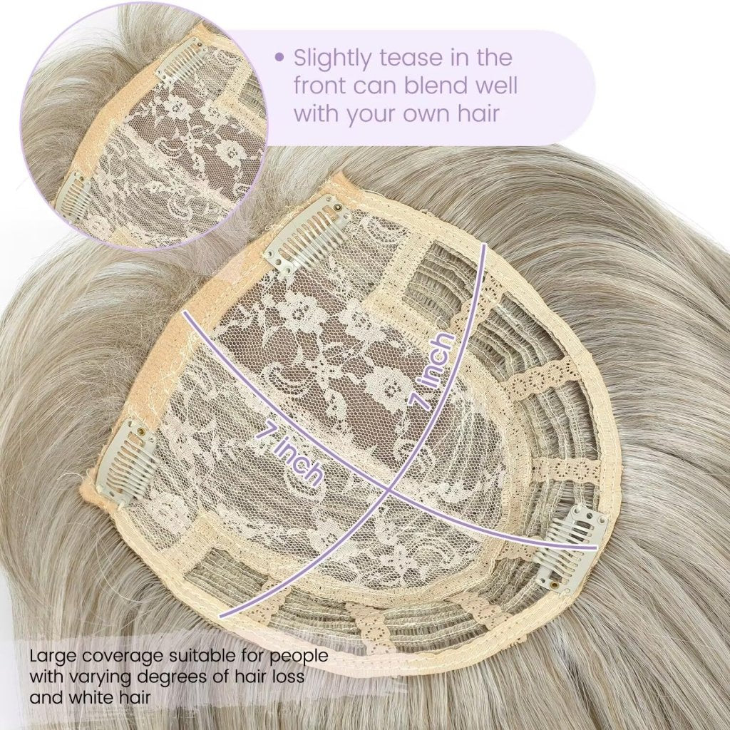 Wigs Hair Topper for Women Short Bob Hair Pieces for Women with Thinning Hair