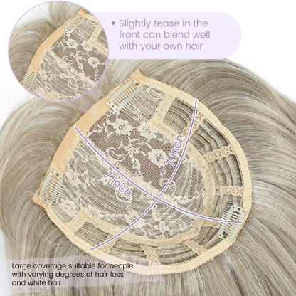 Wigs Hair Topper for Women Short Bob Hair Pieces for Women with Thinning Hair