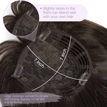 Wigs Hair Topper for Women Short Bob Hair Pieces for Women with Thinning Hair