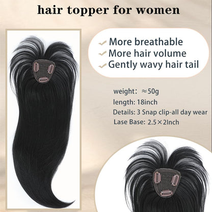 Hair Toppers for Women with Bang Hair Clip with Thinning Hair Wigs Hair Piece