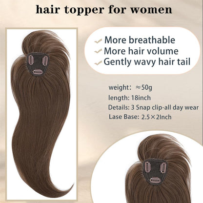 Hair Toppers for Women with Bang Hair Clip with Thinning Hair Wigs Hair Piece