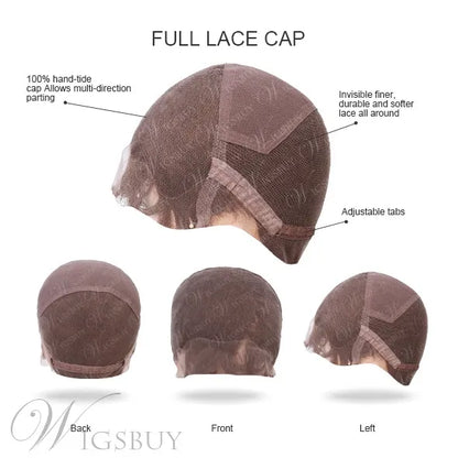 Boy Cut Short Pixie Cut Human Hair Full Lace Wigs