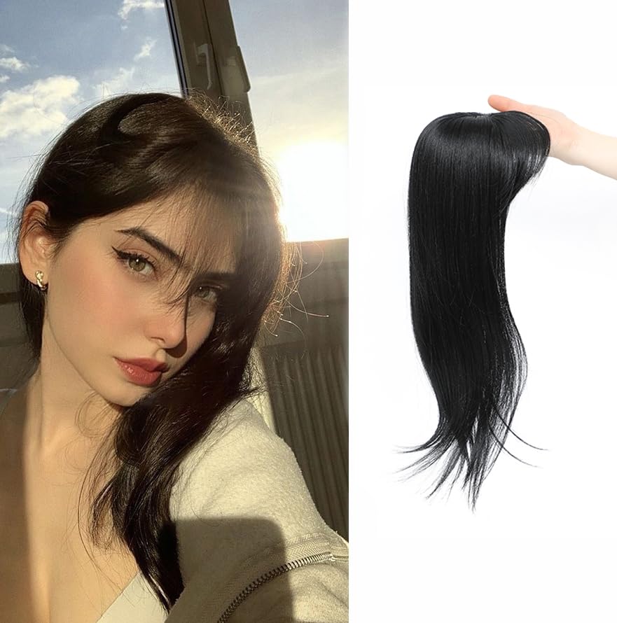 Hair Toppers for Women with Bang Hair Clip with Thinning Hair Wigs Hair Piece